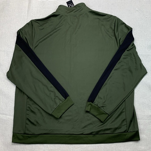 ID Ideology Men’s Regular Fit Knit Jacket Dark Green XL - Picture 2 of 8